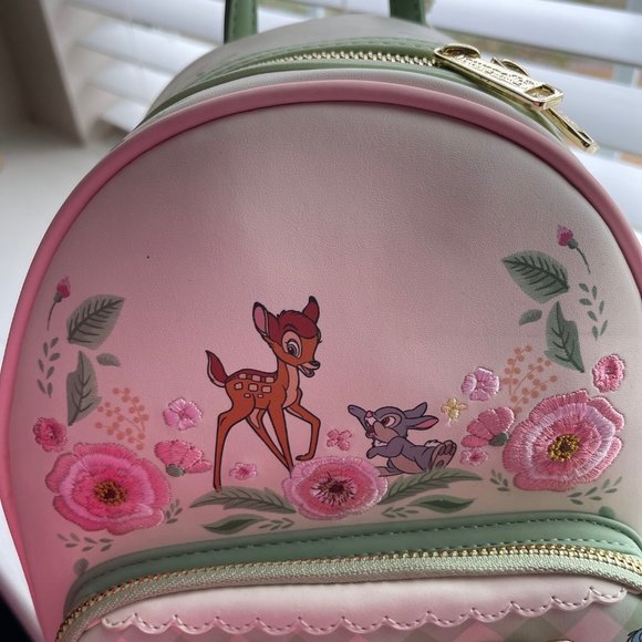 New Loungefly Bambi Springtime Mini Backpack - Picture 4 of 16